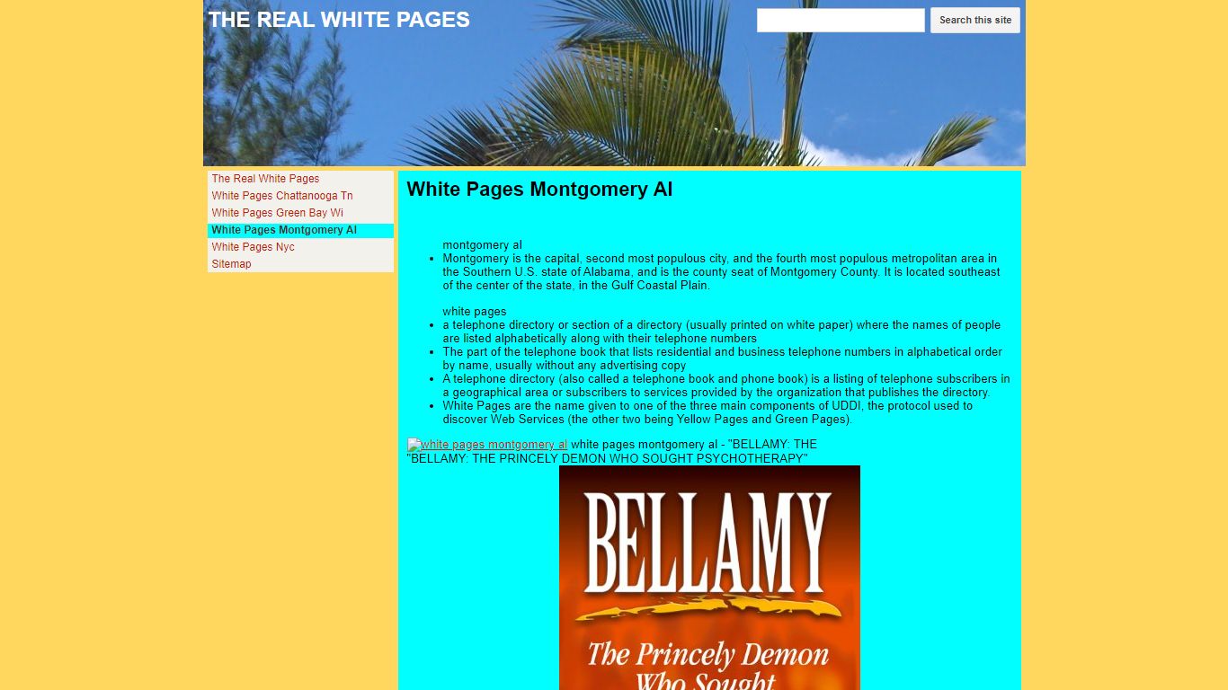White Pages Montgomery Al - THE REAL WHITE PAGES - Google